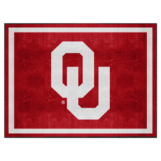 Oklahoma Sooners 8ft. x 10 ft. Plush Area Rug