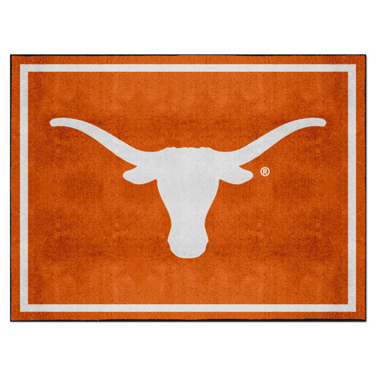 Texas Longhorns 8ft. x 10 ft. Plush Area Rug