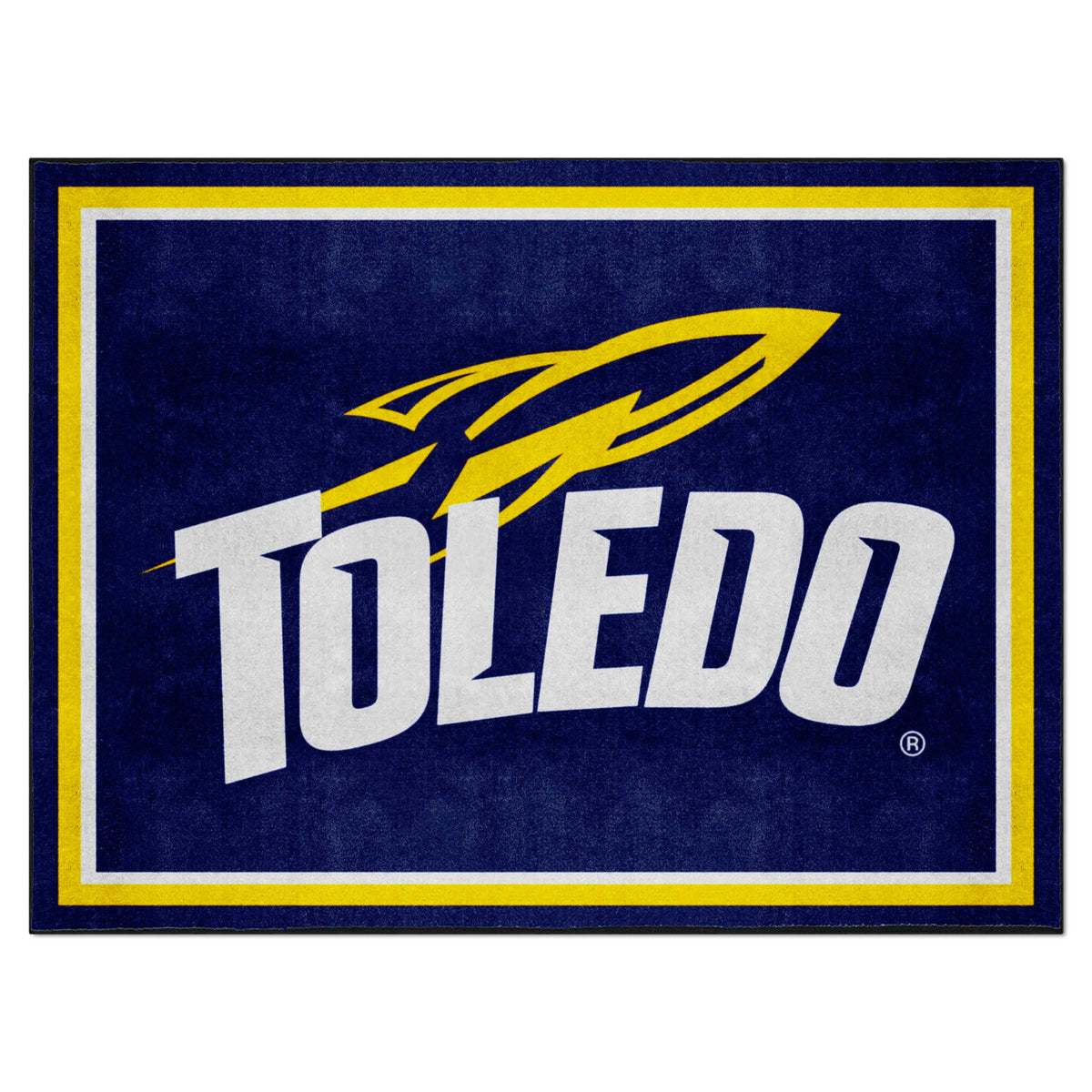 Toledo Rockets 8ft. x 10 ft. Plush Area Rug