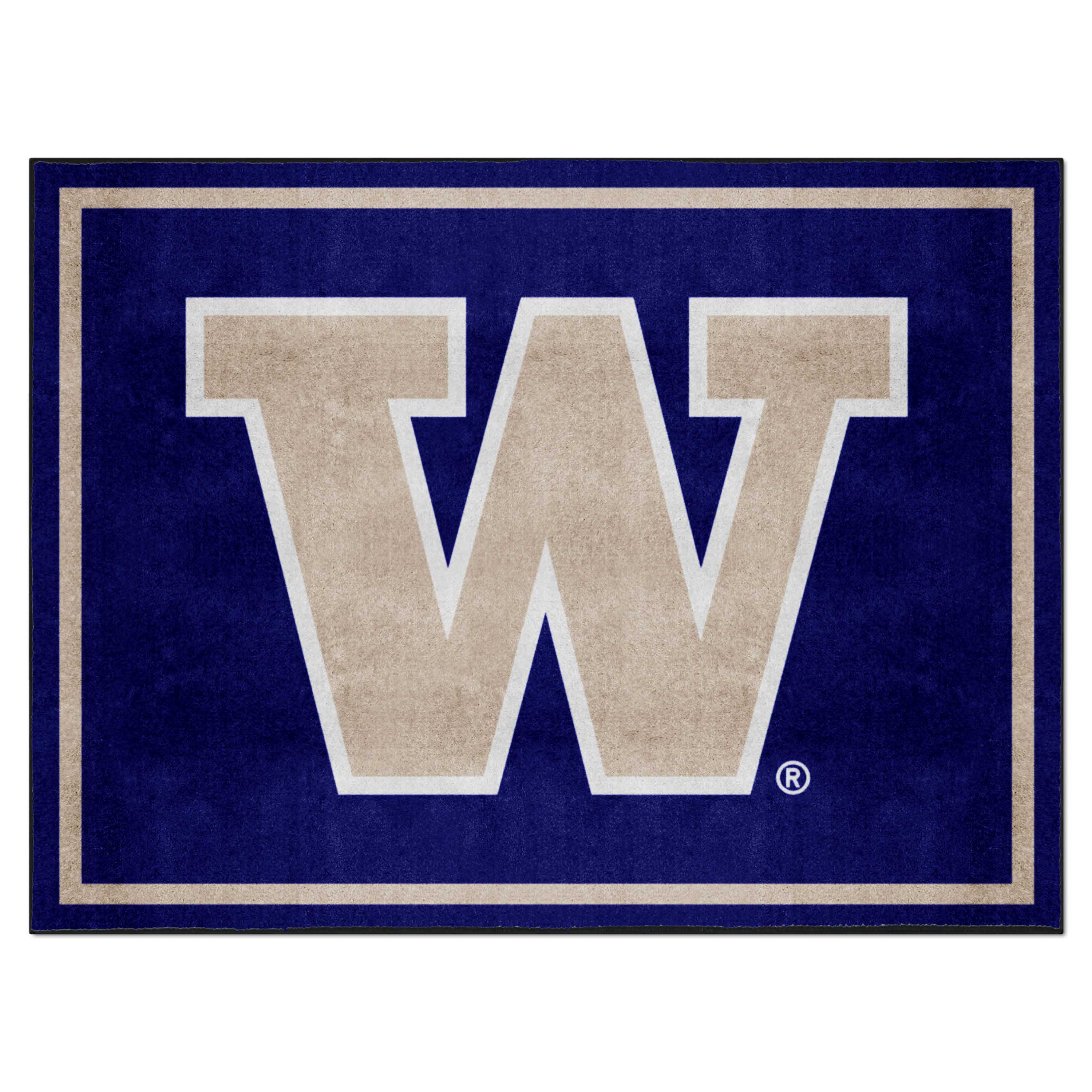 Washington Huskies 8ft. x 10 ft. Plush Area Rug