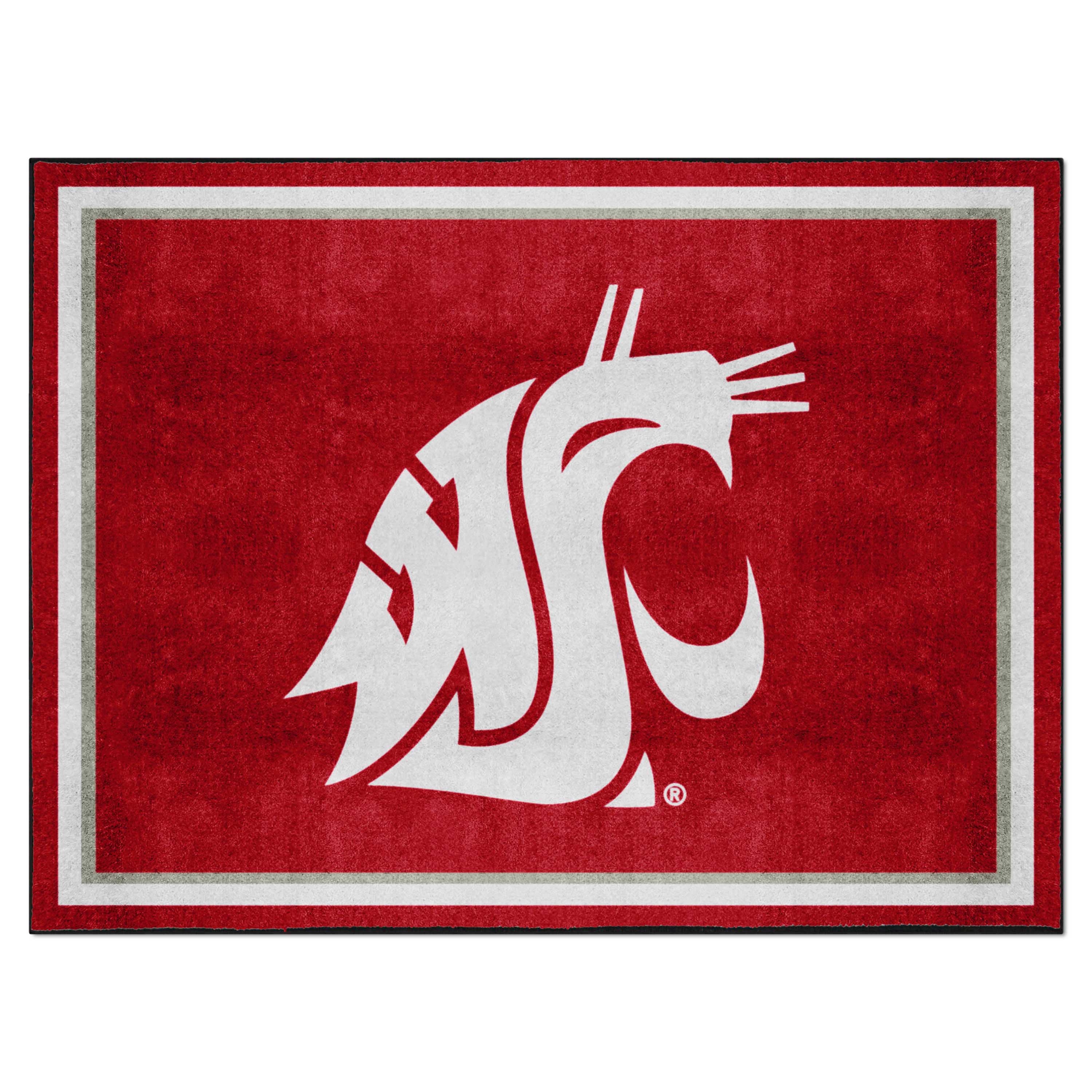 Washington State Cougars 8ft. x 10 ft. Plush Area Rug