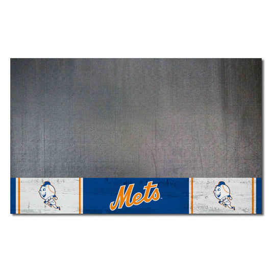 New York Mets Vinyl Grill Mat - 26in. x 42in.2014