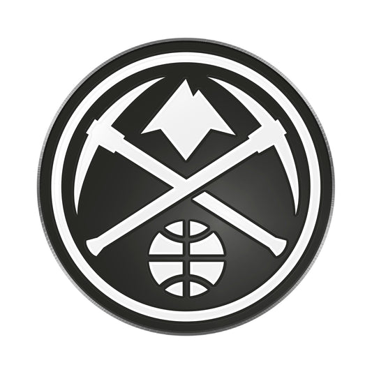 Denver Nuggets 3D Chrome Metal Emblem