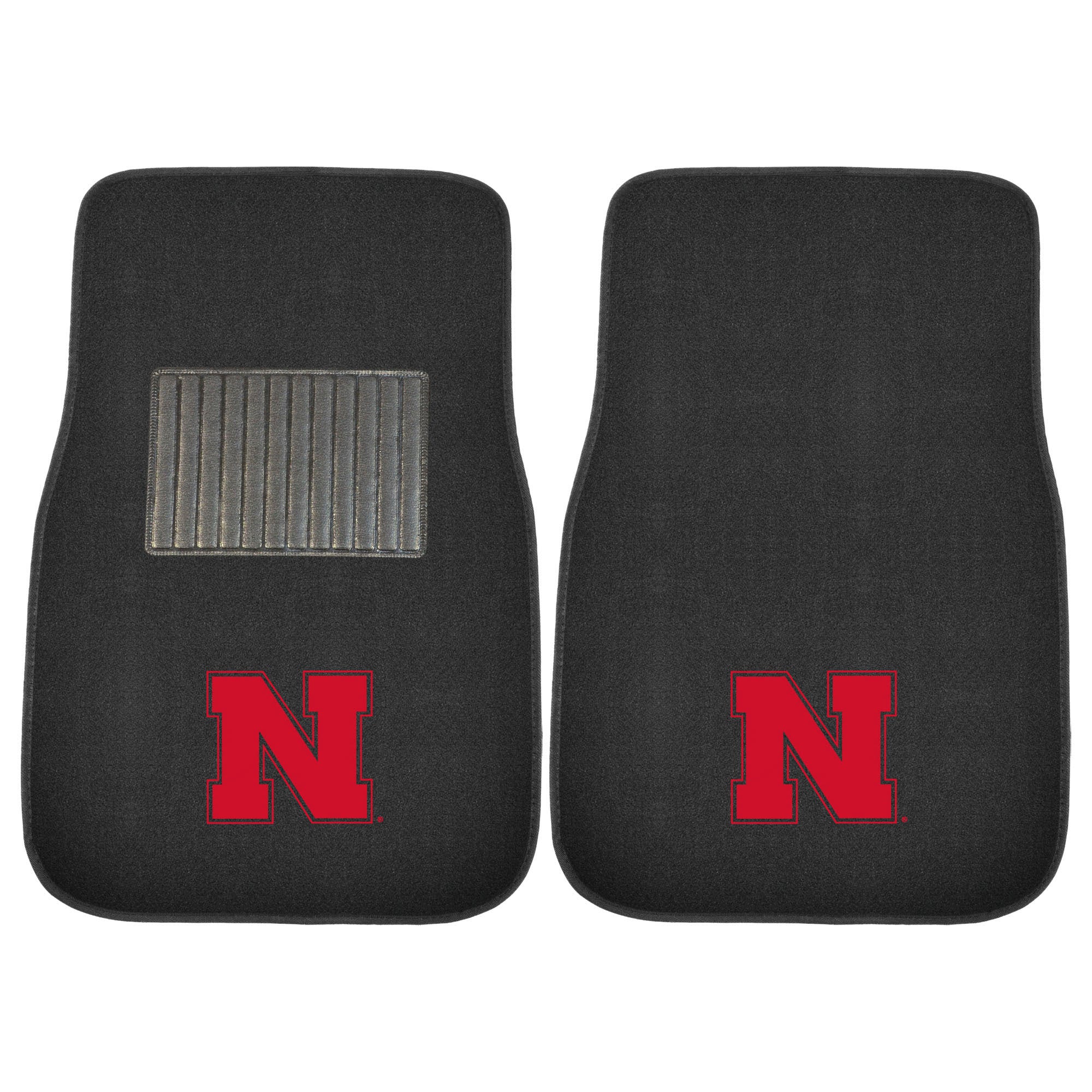 Nebraska Cornhuskers Embroidered Car Mat Set - 2 Pieces - Nebraska