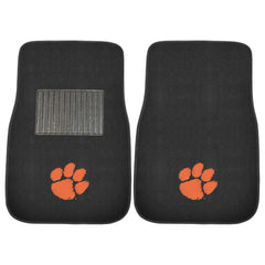 Clemson Tigers Embroidered Car Mat Set - 2 Pieces - Clemson