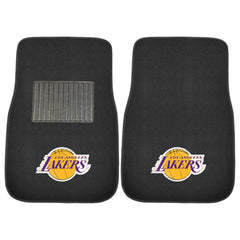 Los Angeles Lakers Embroidered Car Mat Set - 2 Pieces