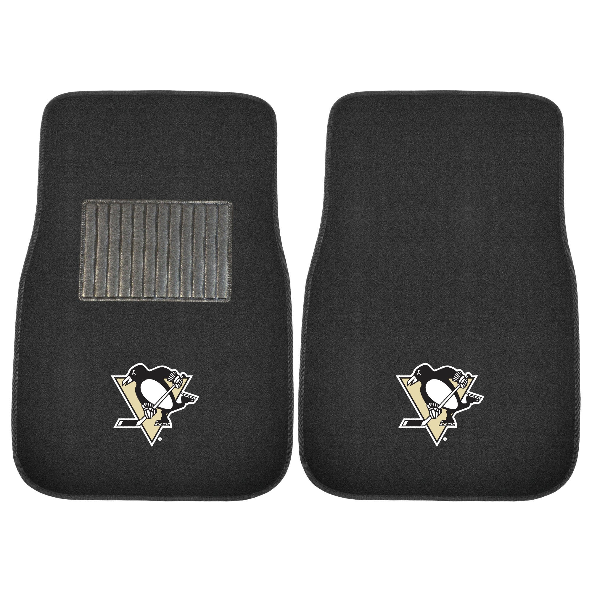 Pittsburgh Penguins Embroidered Car Mat Set - 2 Pieces