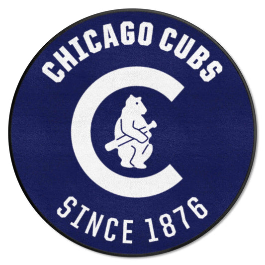 Chicago Cubs Roundel Rug - 27in. Diameter1911 - Chicago Cubs