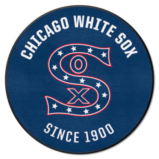 Chicago White Sox Roundel Rug - 27in. Diameter1982