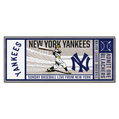 New York Yankees Ticket Runner Rug - 30in. x 72in. - New York Yankees