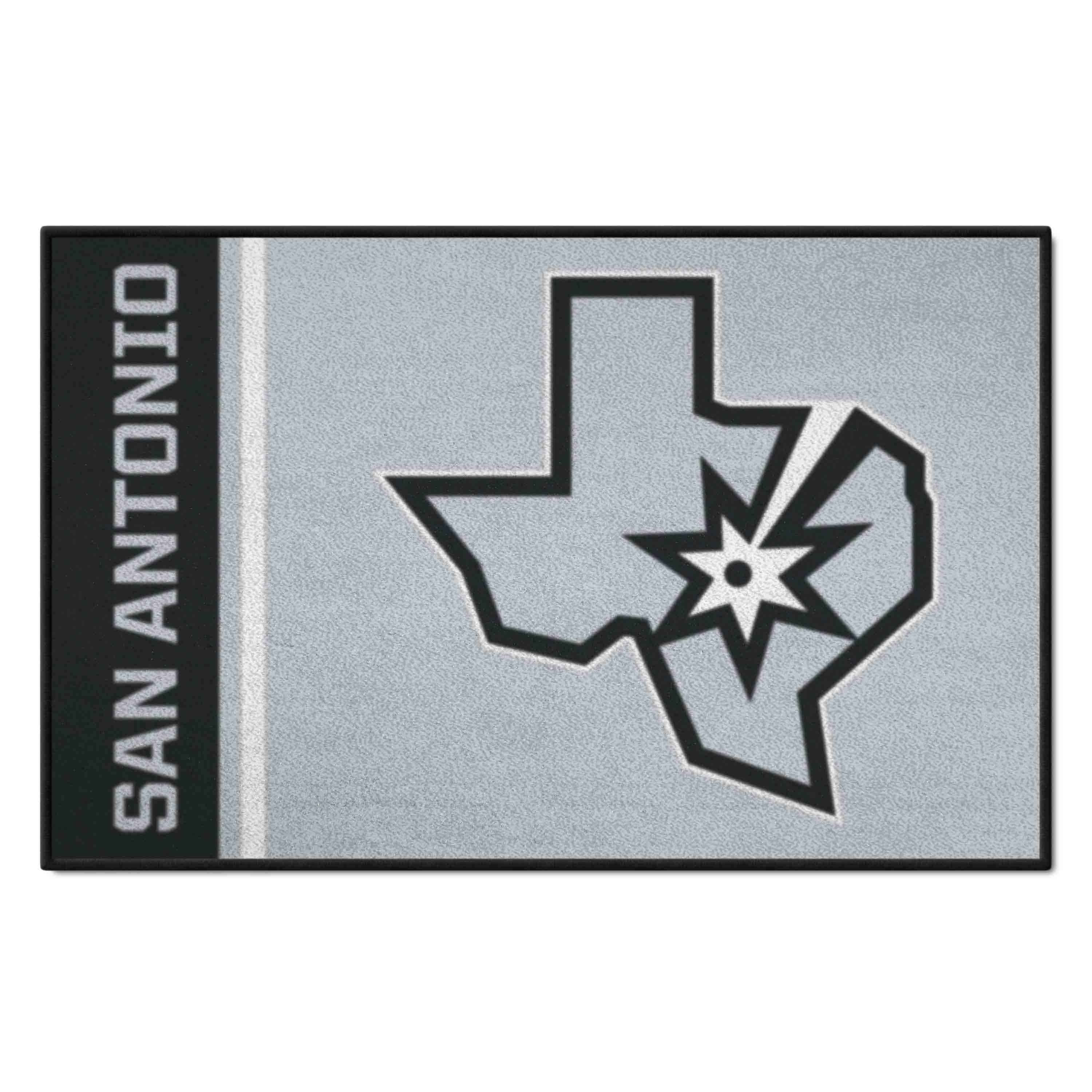 San Antonio Spurs Starter Mat Accent Rug - 19in. x 30in. Uniform Design