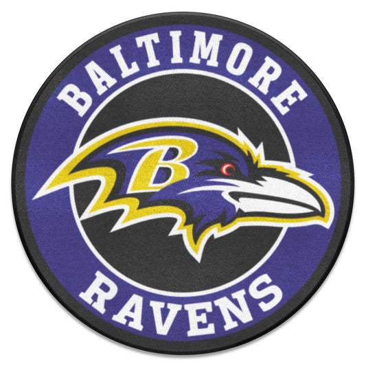 Baltimore Ravens Roundel Rug - 27in. Diameter