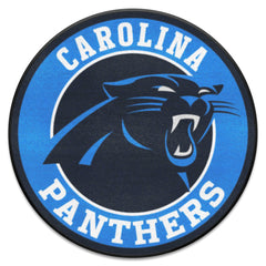 Carolina Panthers Roundel Rug - 27in. Diameter - Carolina Panthers