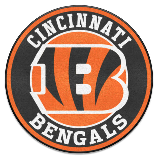 Cincinnati Bengals Roundel Rug - 27in. Diameter