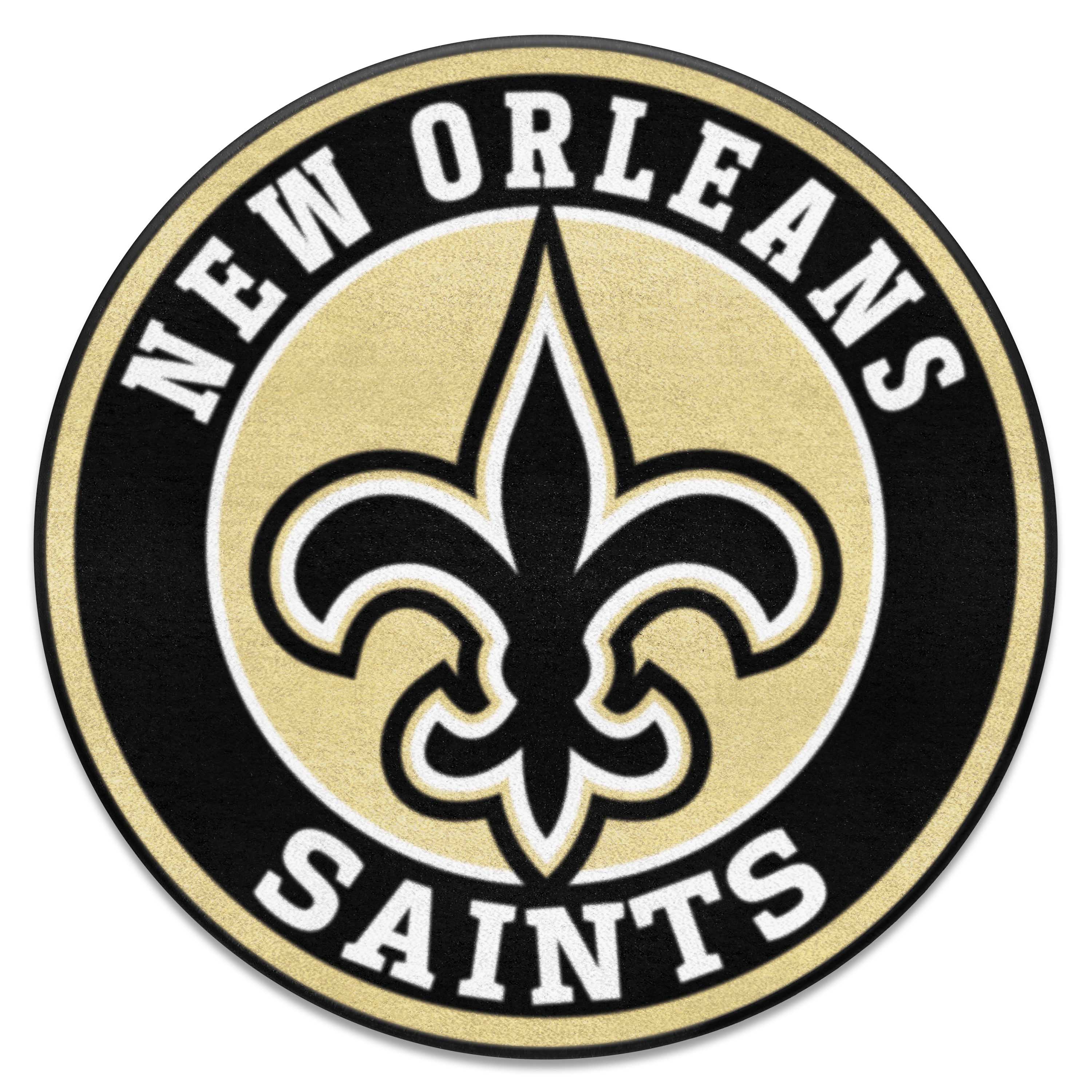 New Orleans Saints Roundel Rug - 27in. Diameter