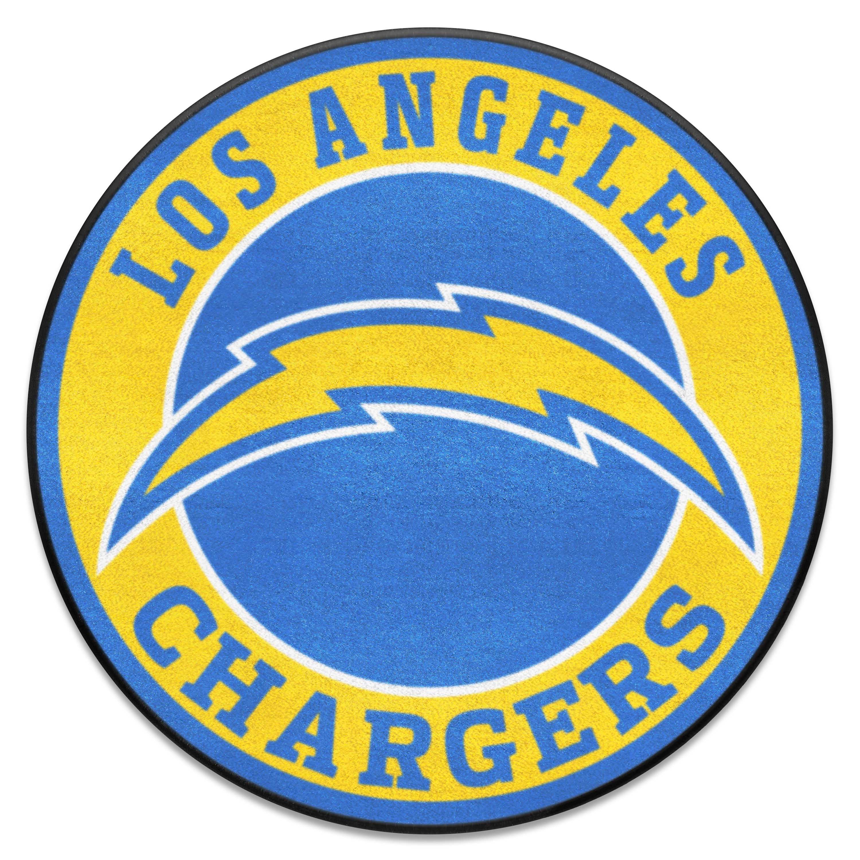 Los Angeles Chargers Roundel Rug - 27in. Diameter