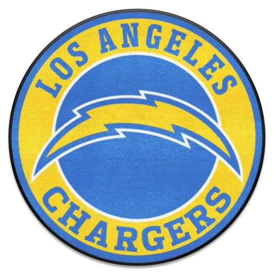 Los Angeles Chargers Roundel Rug - 27in. Diameter