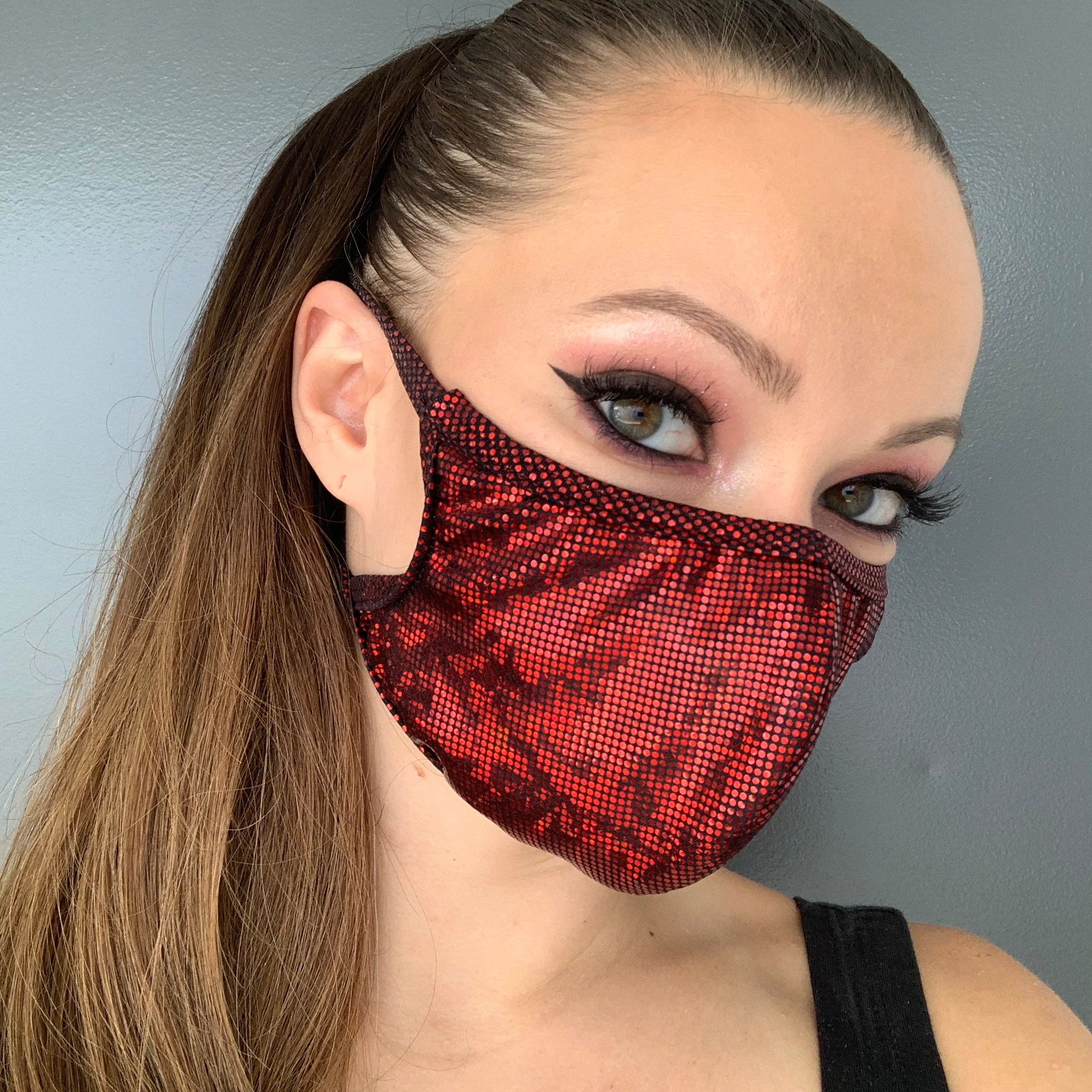 Roma Costume Shimmer Face Mask