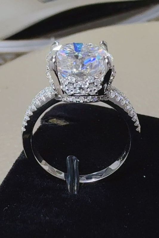 5 Carat Moissanite 925 Sterling Silver Ring - Trendsi