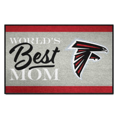 Atlanta Falcons World's Best Mom Starter Mat Accent Rug - 19in. x 30in. - Atlanta Falcons