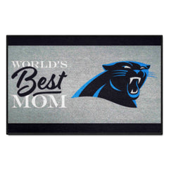 Carolina Panthers World's Best Mom Starter Mat Accent Rug - 19in. x 30in. - Carolina Panthers