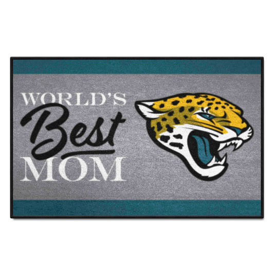 Jacksonville Jaguars World's Best Mom Starter Mat Accent Rug - 19in. x 30in. - Jacksonville Jaguars