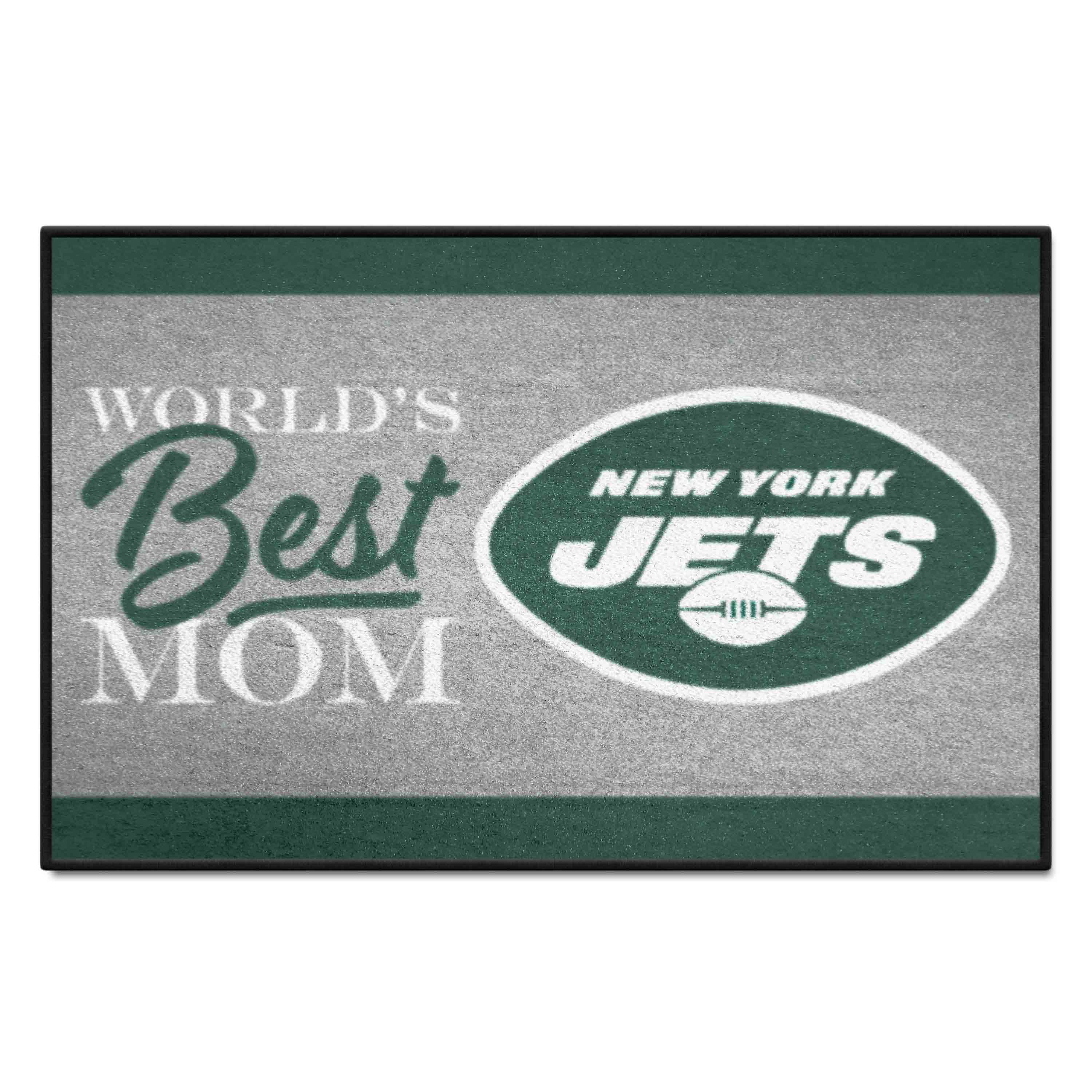 New York Jets World's Best Mom Starter Mat Accent Rug - 19in. x 30in.