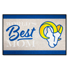 Los Angeles Rams World's Best Mom Starter Mat Accent Rug - 19in. x 30in.