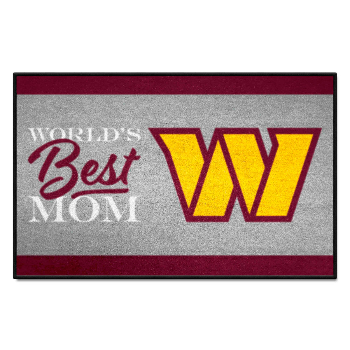 Washington Commanders World's Best Mom Starter Mat Accent Rug - 19in. x 30in.