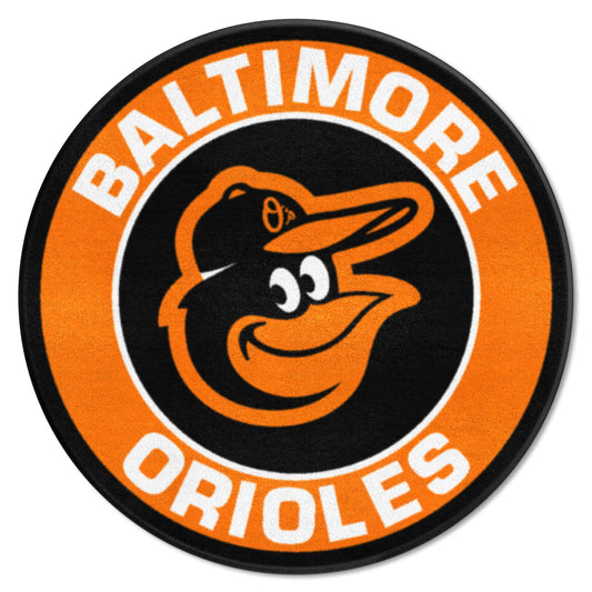 Baltimore Orioles Roundel Rug - 27in. Diameter - Baltimore Orioles