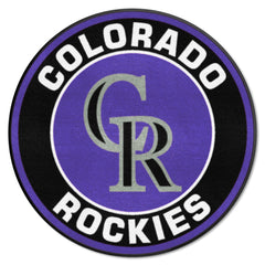 Colorado Rockies Roundel Rug - 27in. Diameter - Colorado Rockies