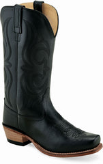 Old West Black Women's Medium Square Toe Boots