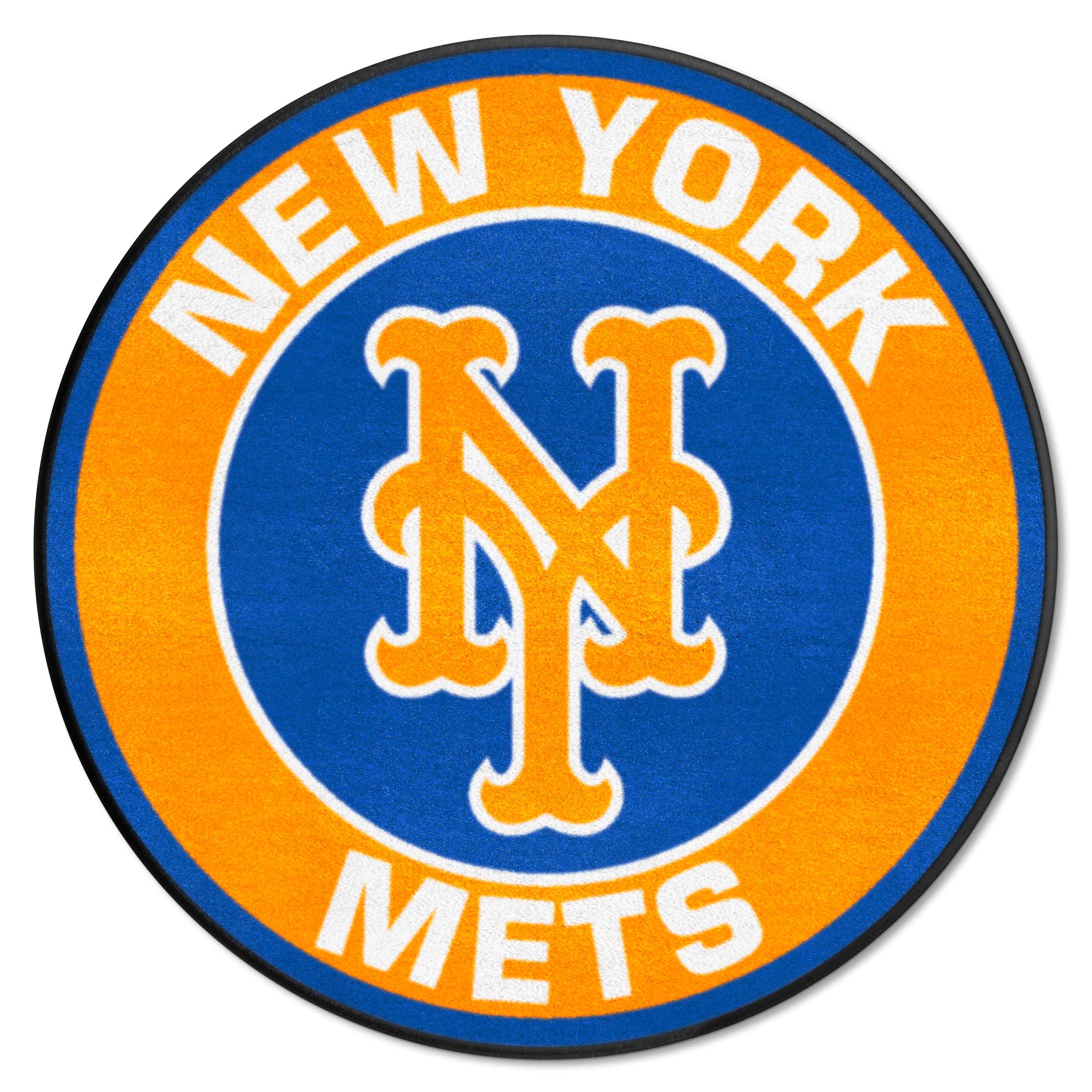 New York Mets Roundel Rug - 27in. Diameter