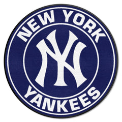 New York Yankees Roundel Rug - 27in. Diameter