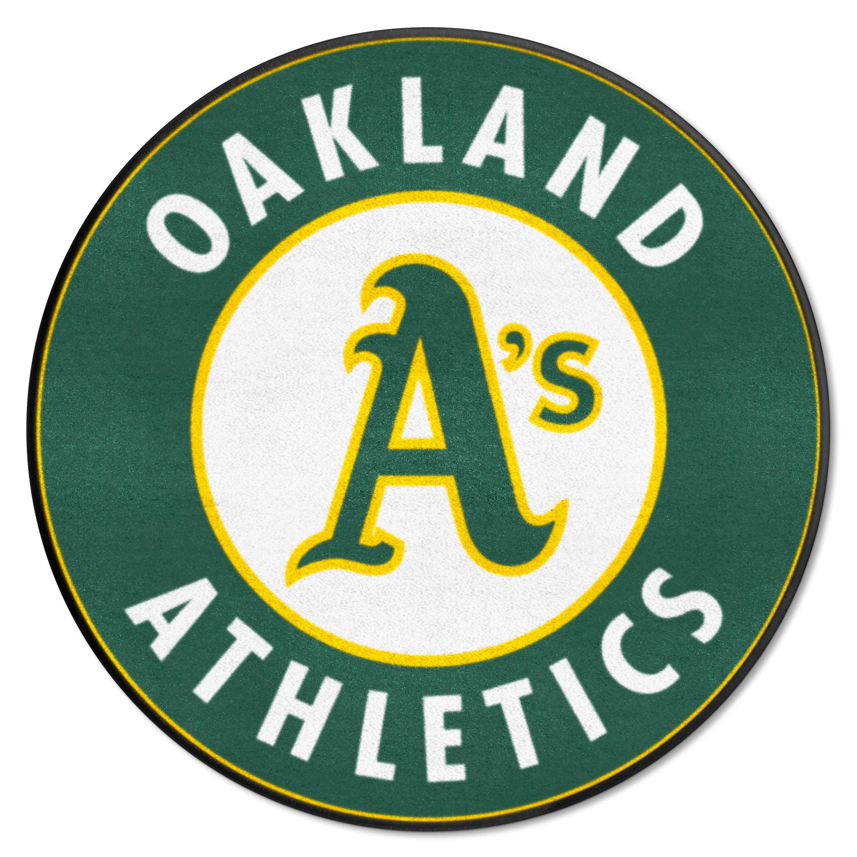 Oakland Athletics Roundel Rug - 27in. Diameter