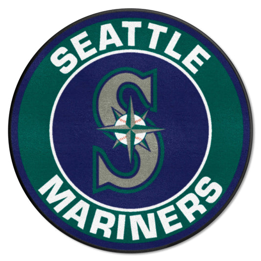 Seattle Mariners Roundel Rug - 27in. Diameter