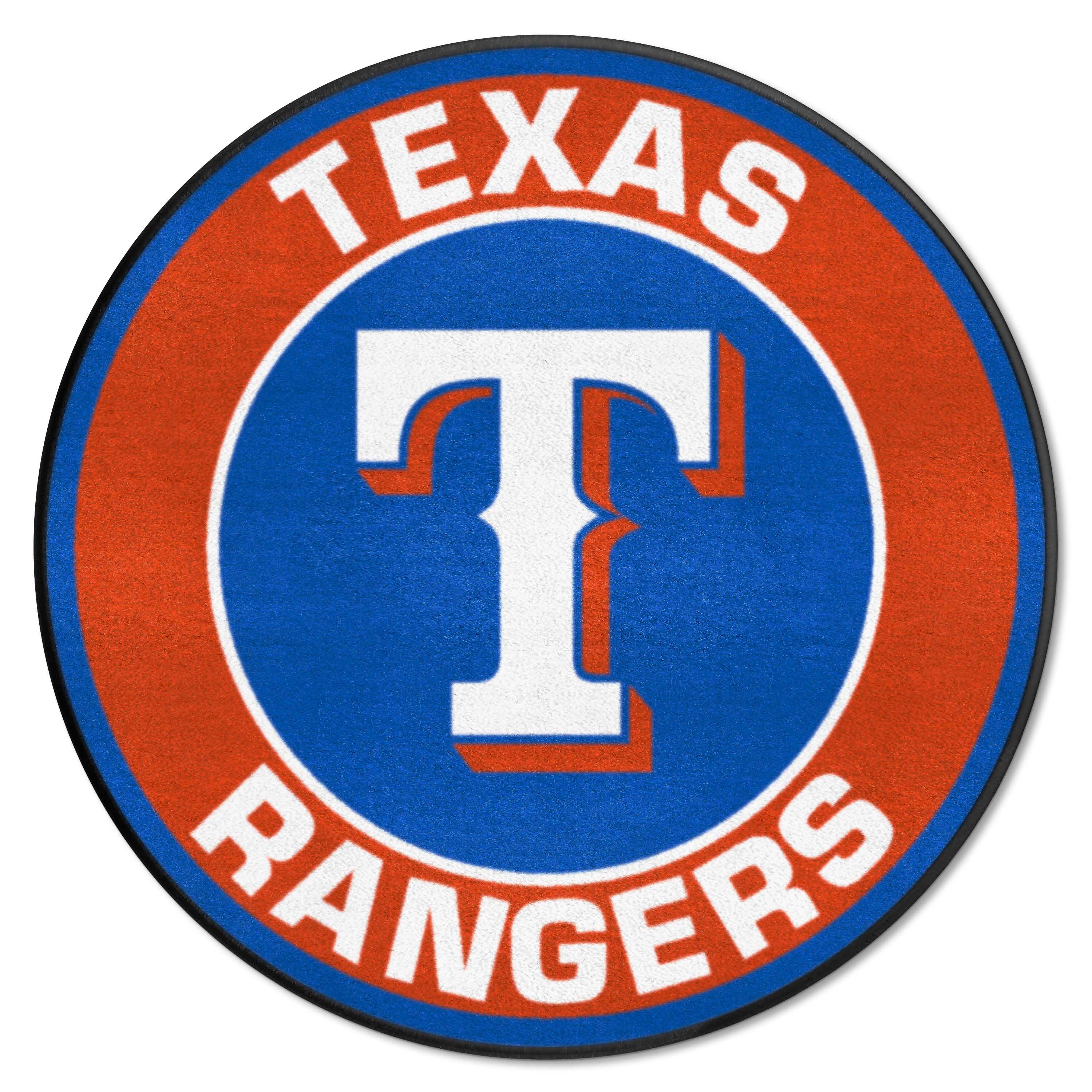 Texas Rangers Roundel Rug - 27in. Diameter