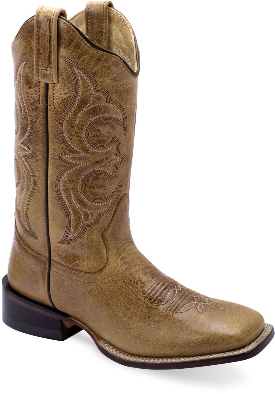 Old West Cactus Tan WOMEN'S WESTERN BOOTS