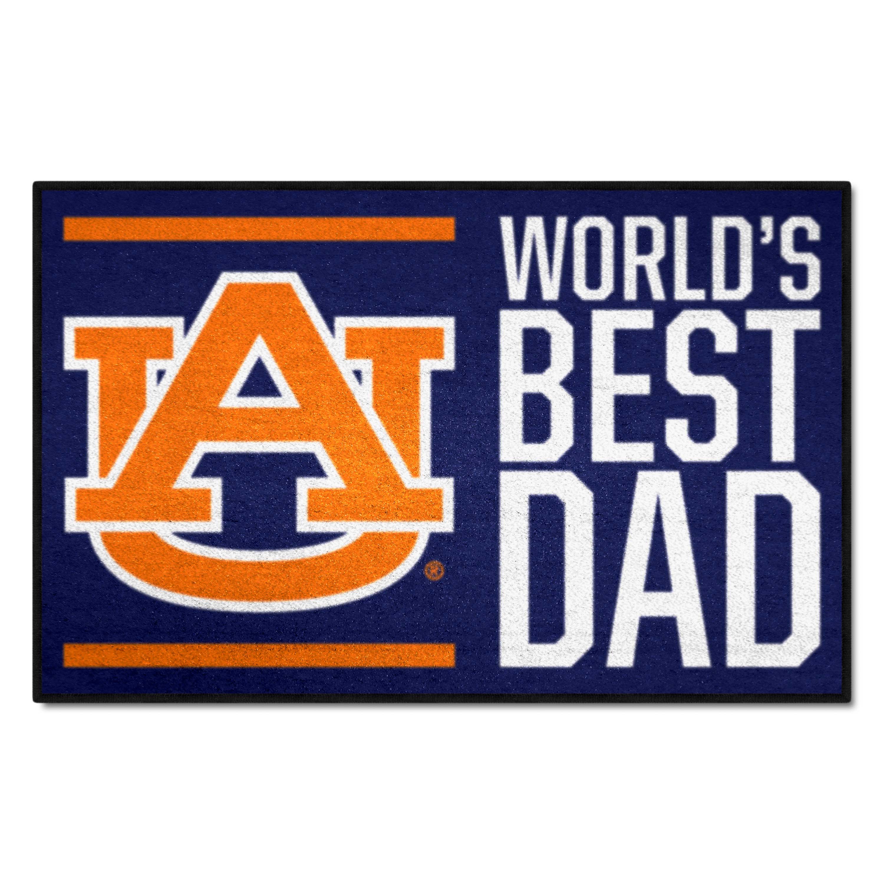 Auburn Tigers Starter Mat Accent Rug - 19in. x 30in. World's Best Dad Starter Mat