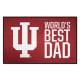 Indiana Hooisers Starter Mat Accent Rug - 19in. x 30in. World's Best Dad Starter Mat