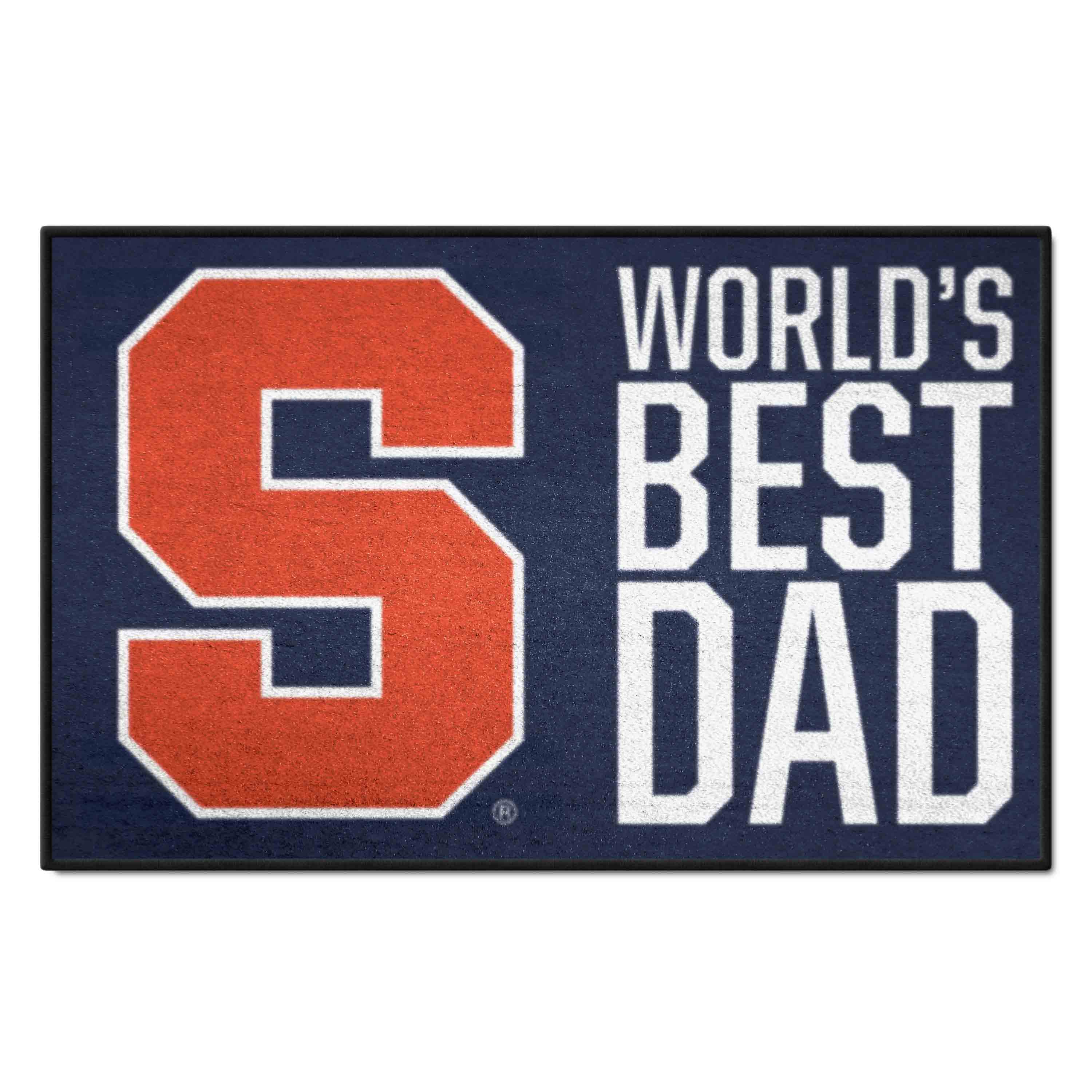 Syracuse Orange Starter Mat Accent Rug - 19in. x 30in. World's Best Dad Starter Mat