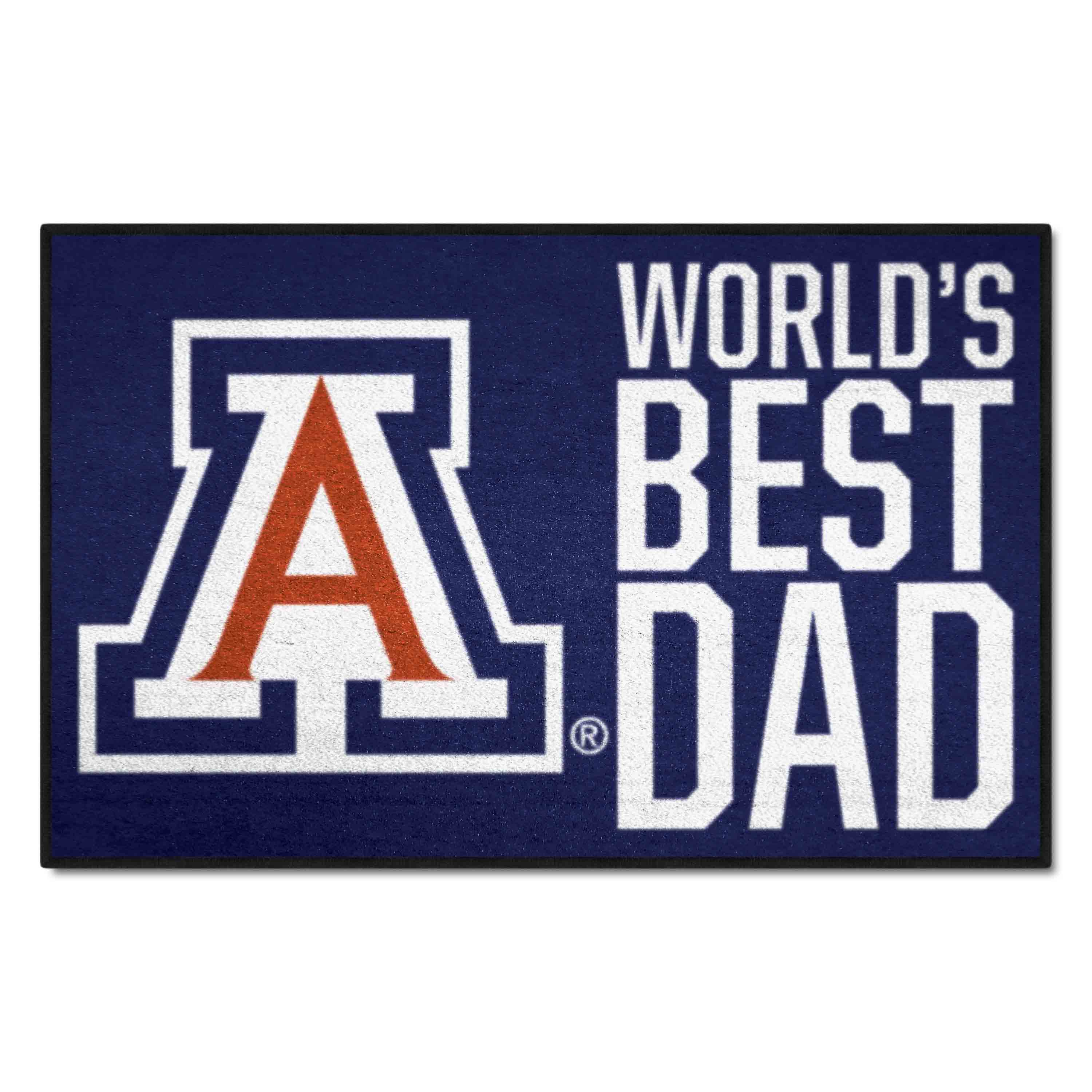 Arizona Wildcats Starter Mat Accent Rug - 19in. x 30in. World's Best Dad Starter Mat