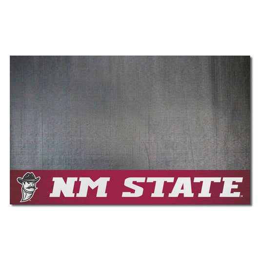 New Mexico State Lobos Vinyl Grill Mat - 26in. x 42in. - New Mexico State