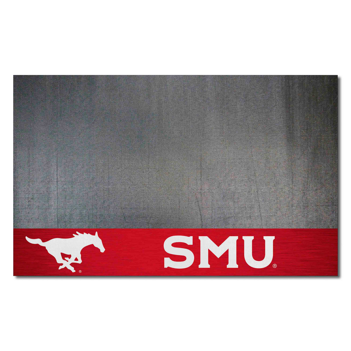 SMU Mustangs Vinyl Grill Mat - 26in. x 42in.