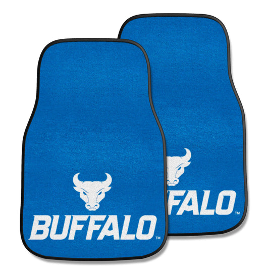 Buffalo Bulls Front Carpet Car Mat Set - 2 Pieces - Buffalo