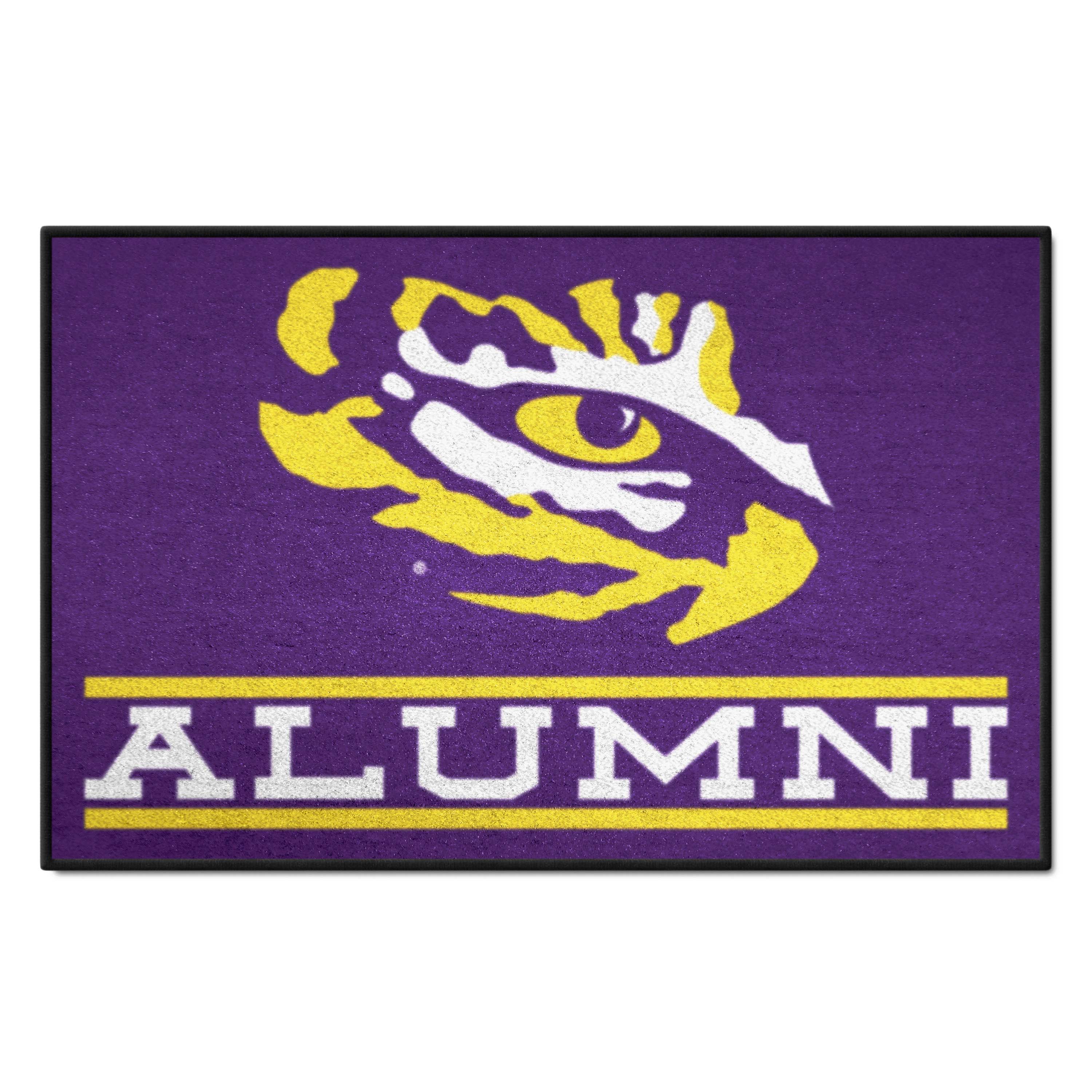 LSU Tigers Starter Mat Accent Rug - 19in. x 30in. Alumni Starter Mat