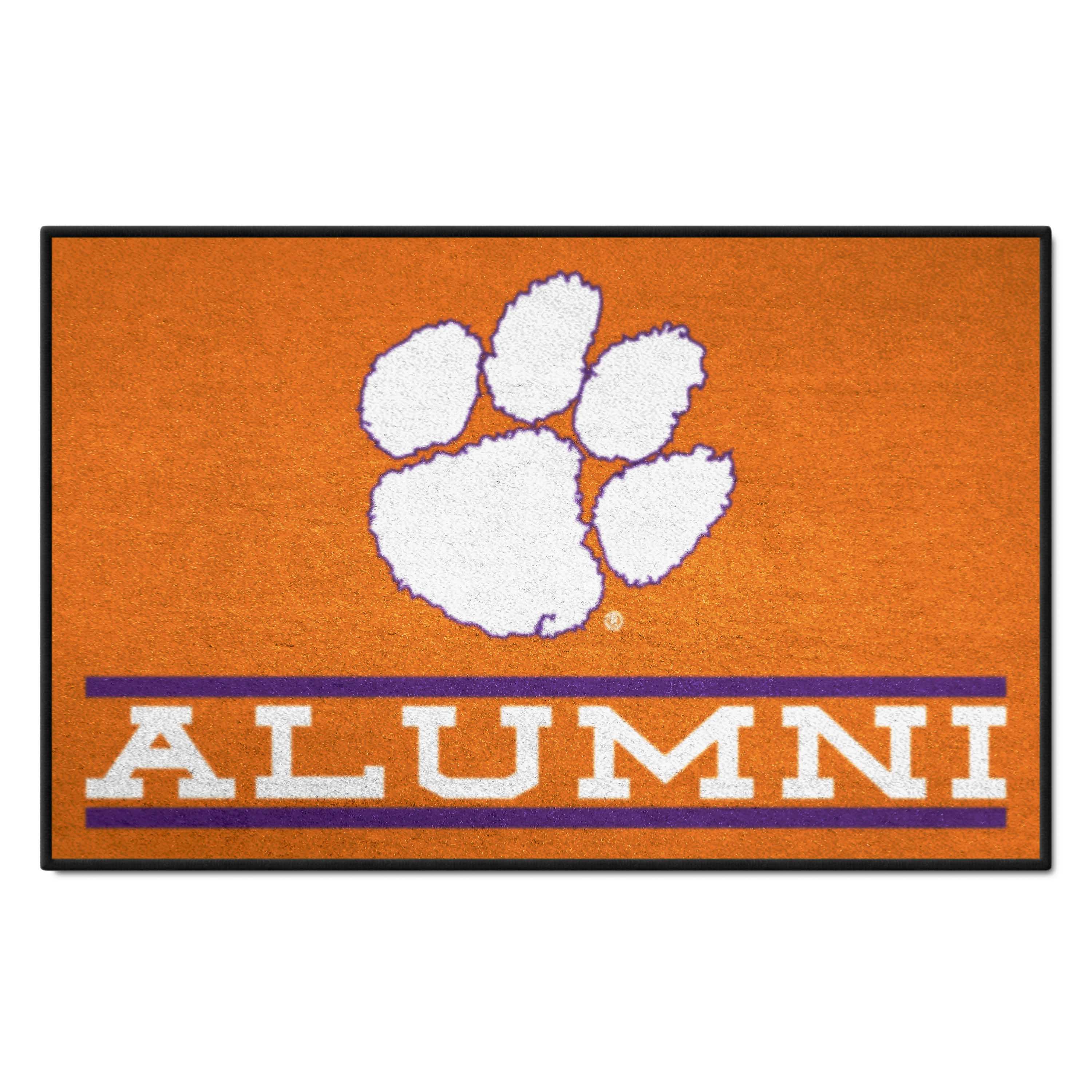 Clemson Tigers Starter Mat Accent Rug - 19in. x 30in. Alumni Starter Mat - Clemson