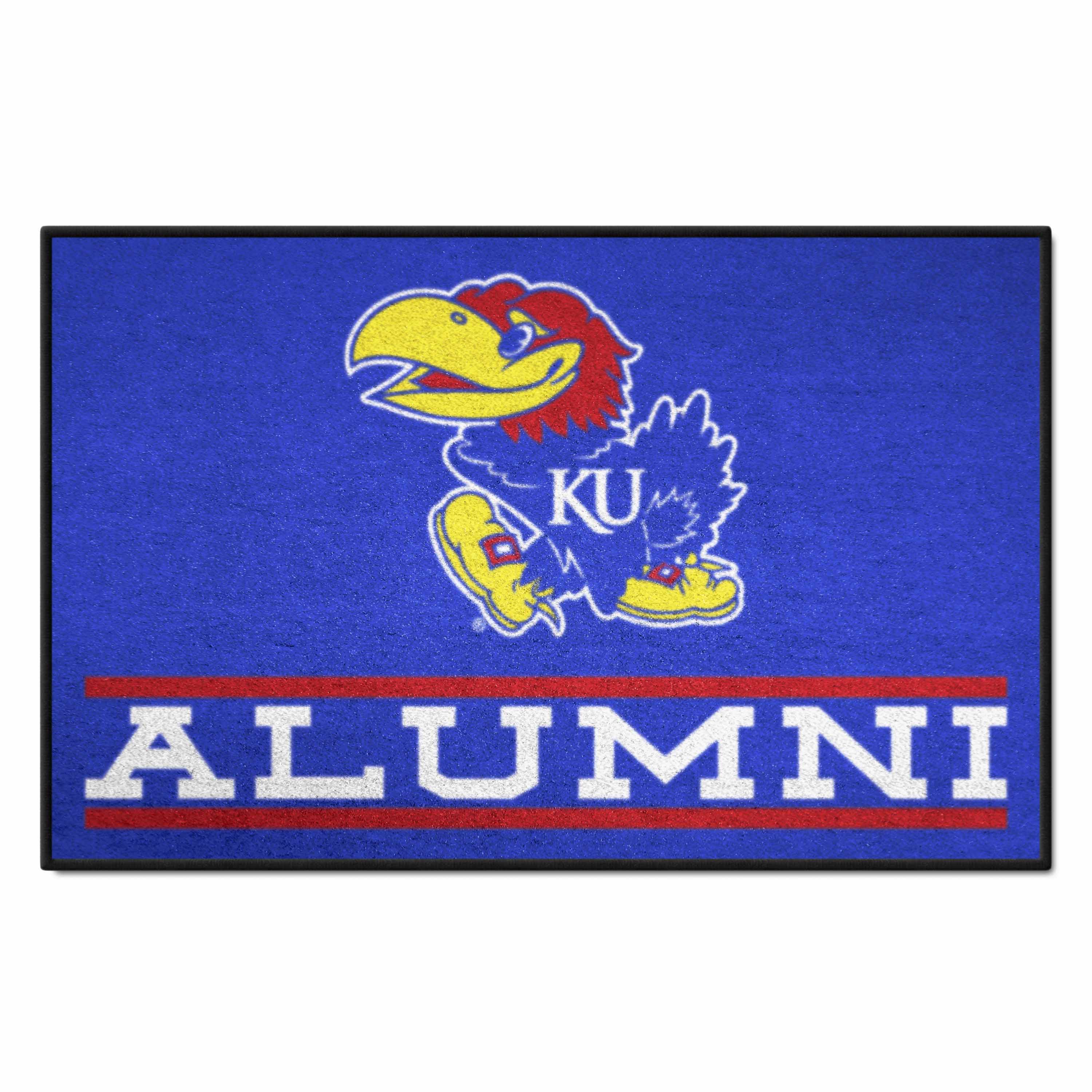 Kansas Jayhawks Starter Mat Accent Rug - 19in. x 30in. Alumni Starter Mat