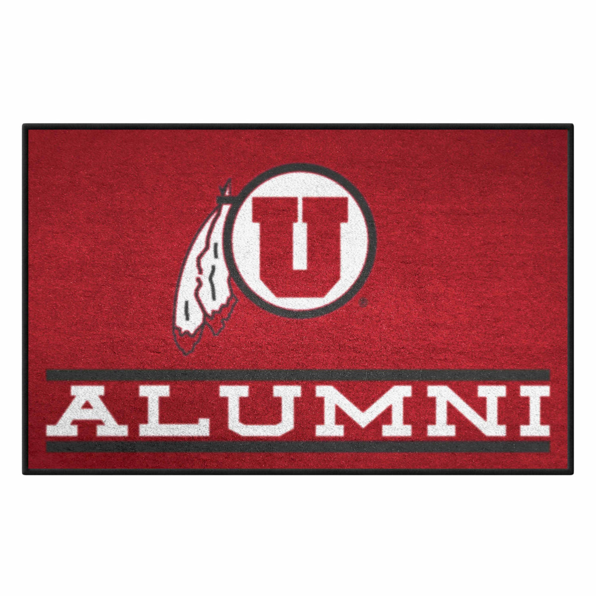 Utah Utes Starter Mat Accent Rug - 19in. x 30in. Alumni Starter Mat