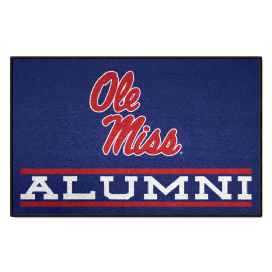 Ole Miss Rebels Starter Mat Accent Rug - 19in. x 30in. Alumni Starter Mat - Ole Miss